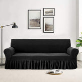 Turkish Style Sofa Covers Black Color